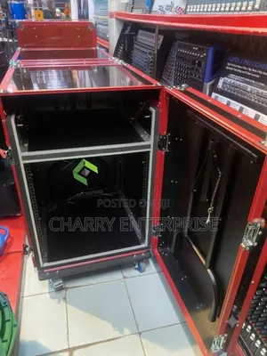 Heavy Duty 16U DJ Gear Flight Case Music Rack Box