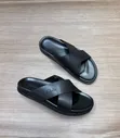 Men's Black Leather Clarks Sandals - 2