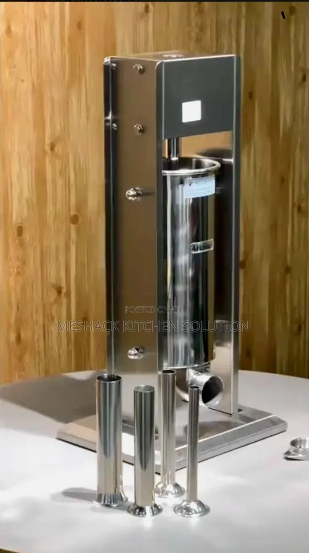 5L Manual Sausage Stuffer Machine - Stainless Steel - 1