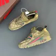 Men's Nike Air Max Sneakers - Leather & Canvas - 4