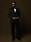 Brand New Ricardo Black Suit - 4