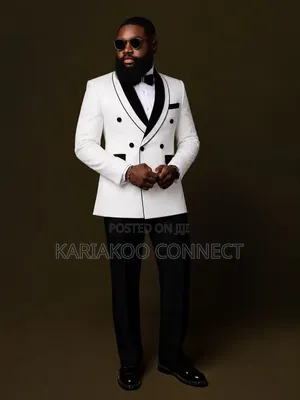 Ricardo Men's Cream Suit