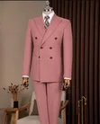 Ricardo Men's Pink Suit - Brand New - 3