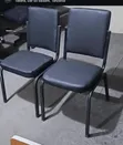 Visitor Chairs - Sturdy, Black, Brand New - 1