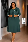 Fashion Jacket Dress Outfits - Women's - 3