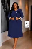 Fashion Jacket Dress Outfits - Women's - 4