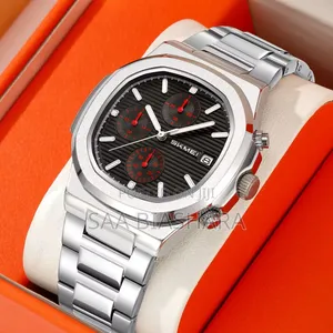 New Skmei 9374 Classic Stainless Steel Silver Unisex Watch