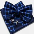 Men's Bowtie Package with Pocket Square - 3