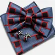 Men's Bowtie Package with Pocket Square - 5