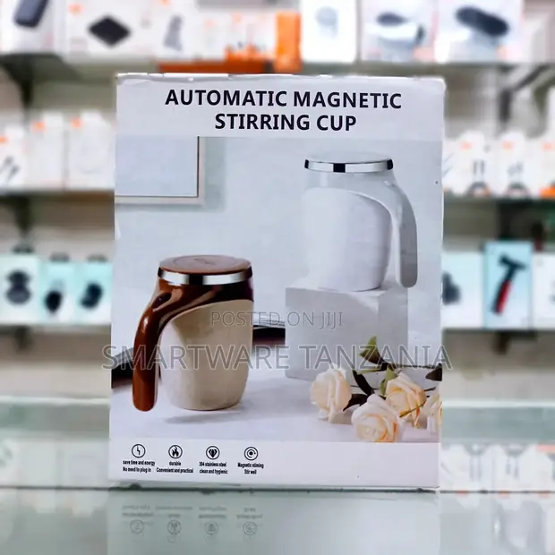 Automatic Magnetic Stirring Cup - Stainless Steel - 1