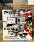 DSP Espresso Coffee Maker, 850W, 15 Bar, 1.8L - 1
