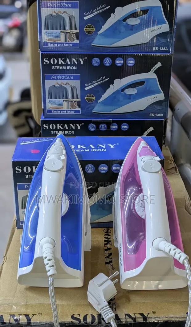 Sokany Steam Iron (Model ES-138A) - 1