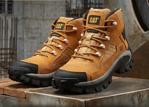 Waterproof Work Boots - Honey Brown