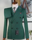 Ricardo Men's Green Suit - Brand New - 4