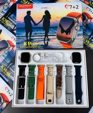 KW16 Couple Smartwatch with 7 Bands
