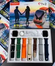 KW16 Couple Smartwatch with 7 Bands - 1