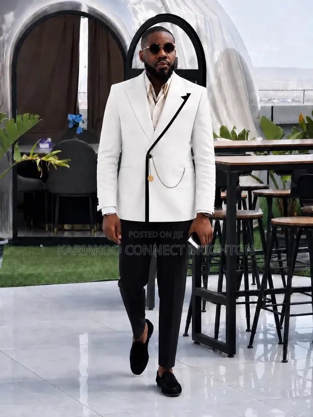 Premier Boss Asymmetric Tuxedo Blazer Suit - 1