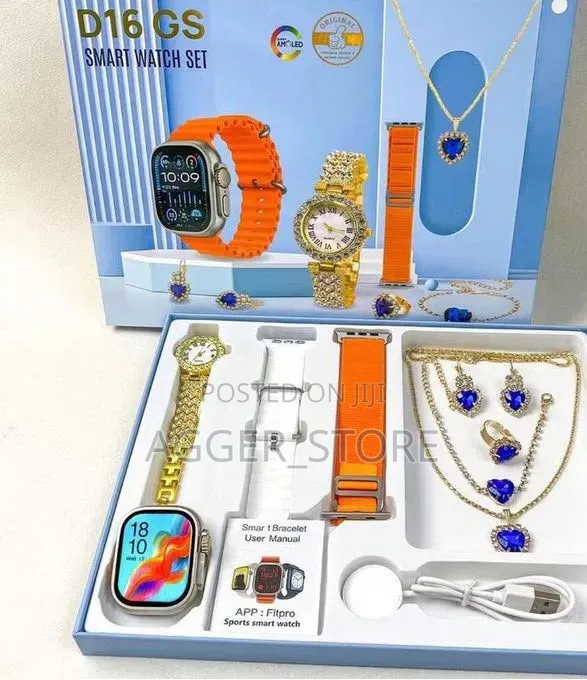 D16 GS Smart Watch Set for Women - 1