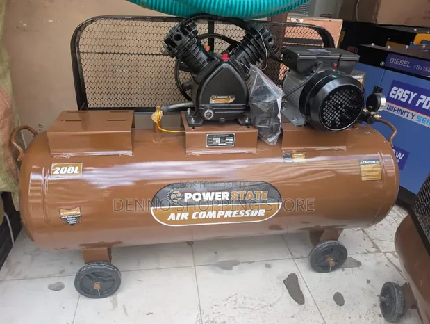 Compressor ya Hewa 200L - Umeme na Mafuta - 1