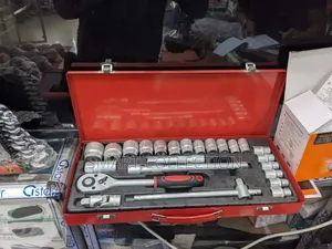 24-Piece Socket Tool Set (8-32mm) with Ratchet