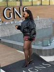 Oversized Leather Biker Jacket + Luxe Accessories - 4