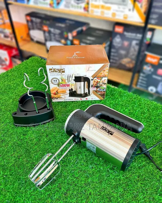 DSP Hand Mixer 400W, Model HM207D, Stainless Steel Beaters - 1