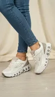 White Air Bubble Chunky Sneakers - 2