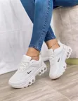 White Air Bubble Chunky Sneakers - 5