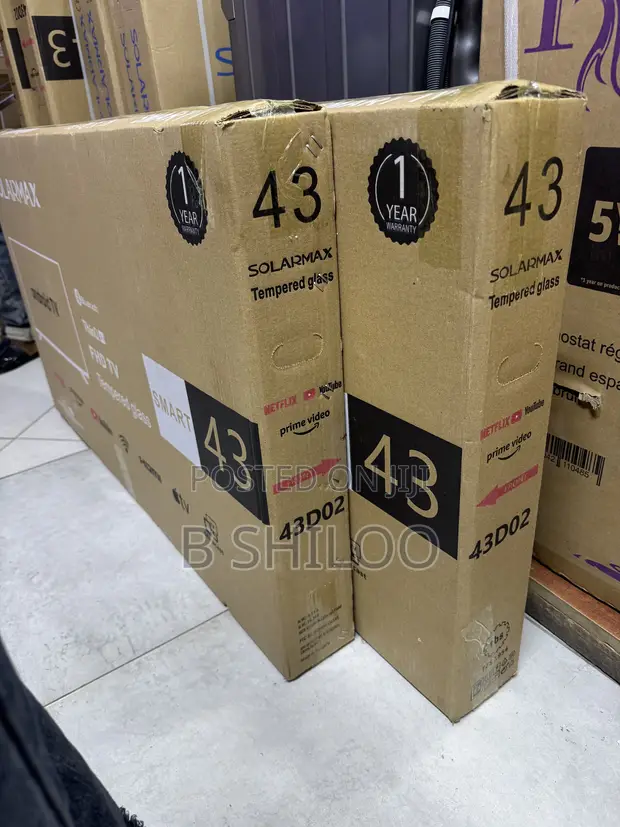 Solarmax 43" Smart Double Glass TV - 1