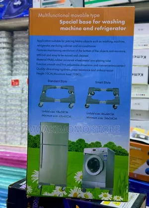 Multifunctional Movable Base Stand (58x58cm, 138kg Max Load)