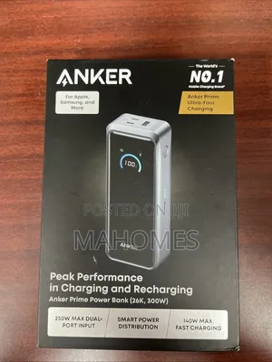 Anker Prime Power Bank 27,650mAh 140W