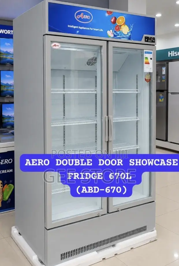 Aero Double Door Showcase Fridge SC-6A7 (670L) - 1