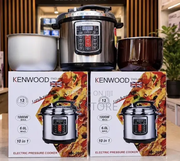 Kenwood 10-in-1 6.0L Pressure Cooker ya Umeme - 1