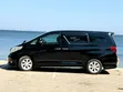 Toyota Alphard 2008 Nyeusi - 1