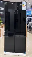 Friji la ADH Side-by-Side, Milango 4, Nyeusi Mirror, 429L - 2