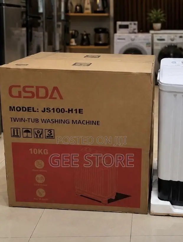 GSDA 10kg Twin-Tub Washing Machine (Model JS100-H1E) - 1