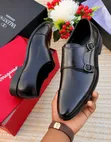 Viatu vya Ngozi vya Moccasins vya Wanaume vya Valentino - Vipya Kabisa - 5