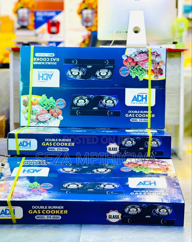 ADH Gas Stove - 2 Burner Glass Top - 1