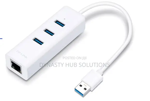 TP-Link UE330 USB 3.0 Hub & Gigabit Ethernet Adapter - 1