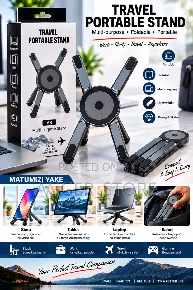 A8 Multi-Purpose Travel Portable Stand - 1