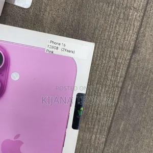 New Apple iPhone 16 256GB Pink
