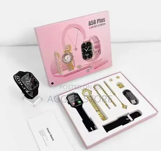A58 Plus Smartwatch Gift Set for Woman - 1