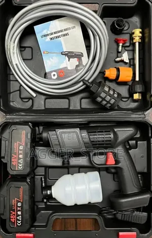 48V Cordless Portable High-Pressure Car Washer (1 Battery)
