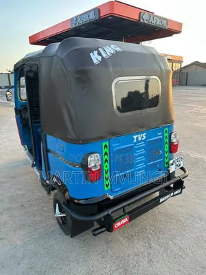 TVS 2021 Blue Motorcycle