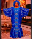 Ladies Quality Bazin Dress - 1