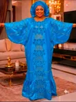 Ladies Quality Bazin Dress - 3