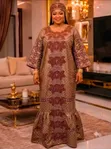 Ladies Quality Bazin Dress - 4