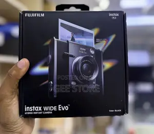 Fujifilm Instax Wide Evo Kamera ya Picha za Papo Hapo ya Hybrid