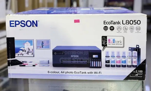 Epson EcoTank L8050 Printer ya Picha za Rangi 6 za A4 Isiyo na Waya - 1