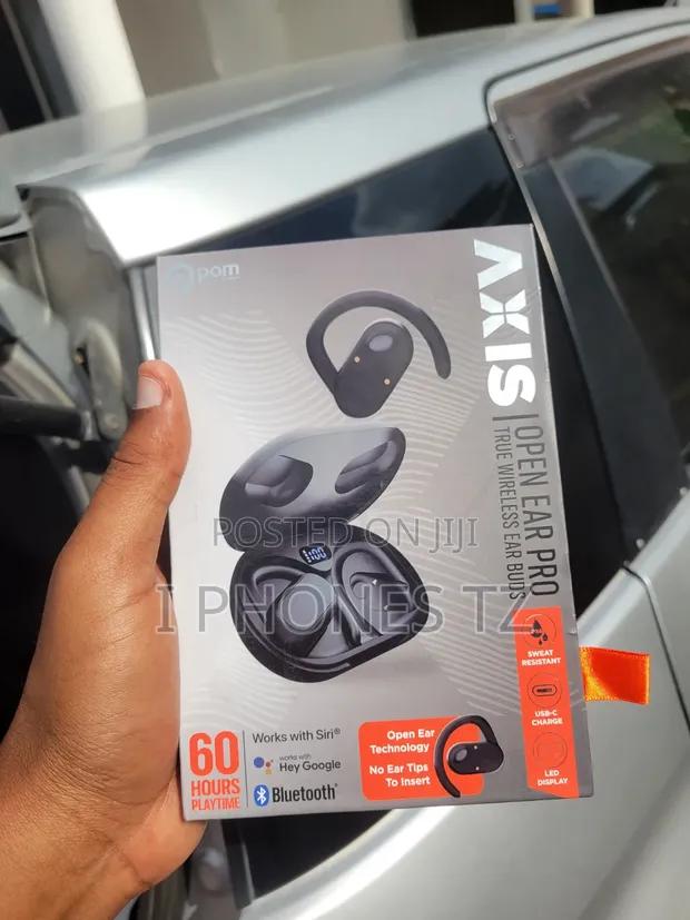 Pom Axis Open Ear Pro True Wireless Earbuds - 1